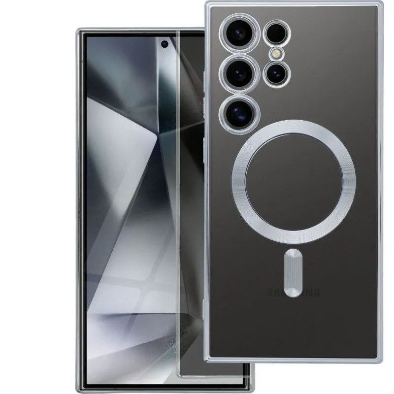 Futrola Electro Mag Cover za iPhone 17 / iPhone 18 srebrna