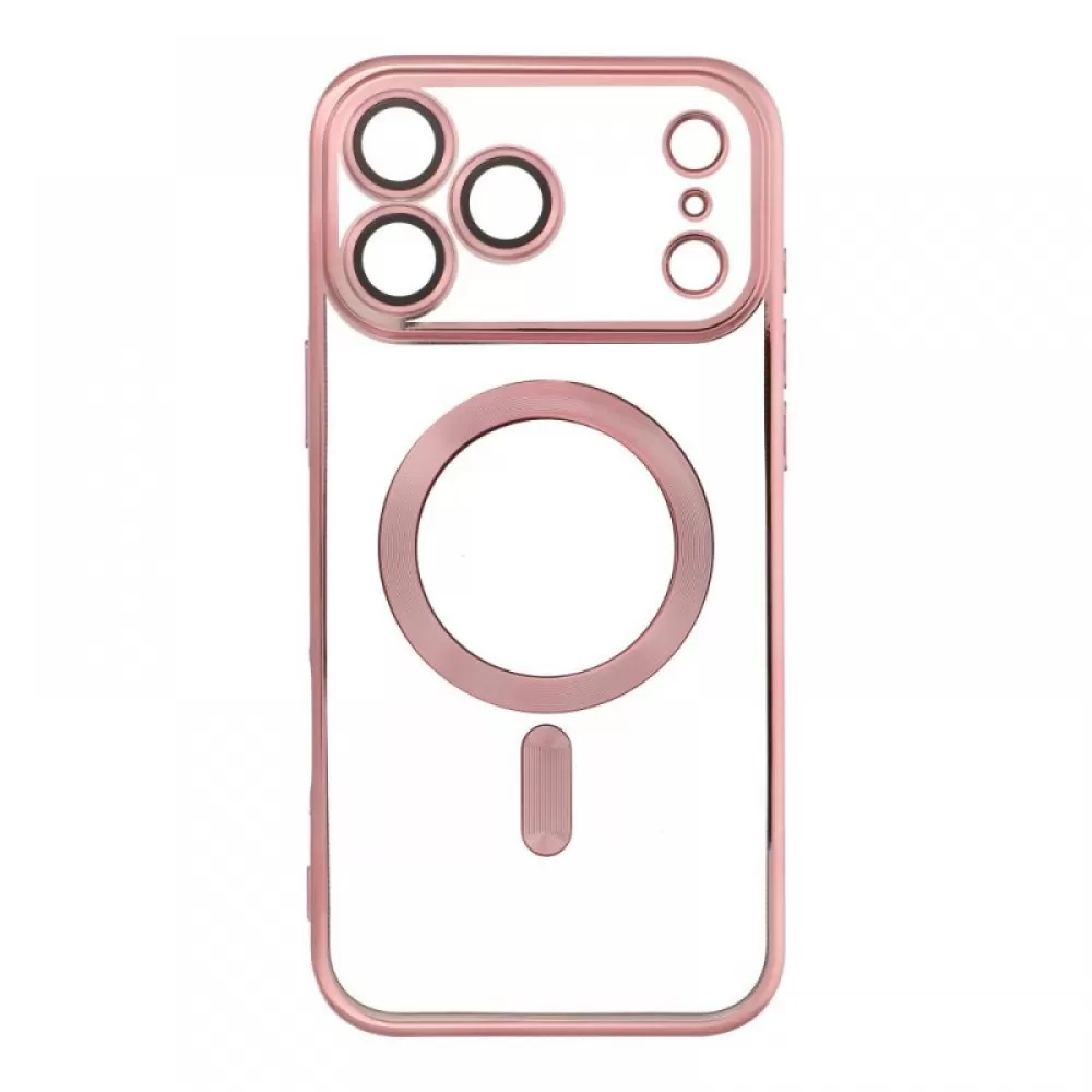 Futrola Electro Mag Cover za IPHONE 17 Pro Max (celi prsten) zlatna