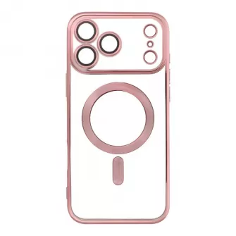 Futrola Electro Mag Cover za IPHONE 17 Pro Max (celi prsten) zlatna