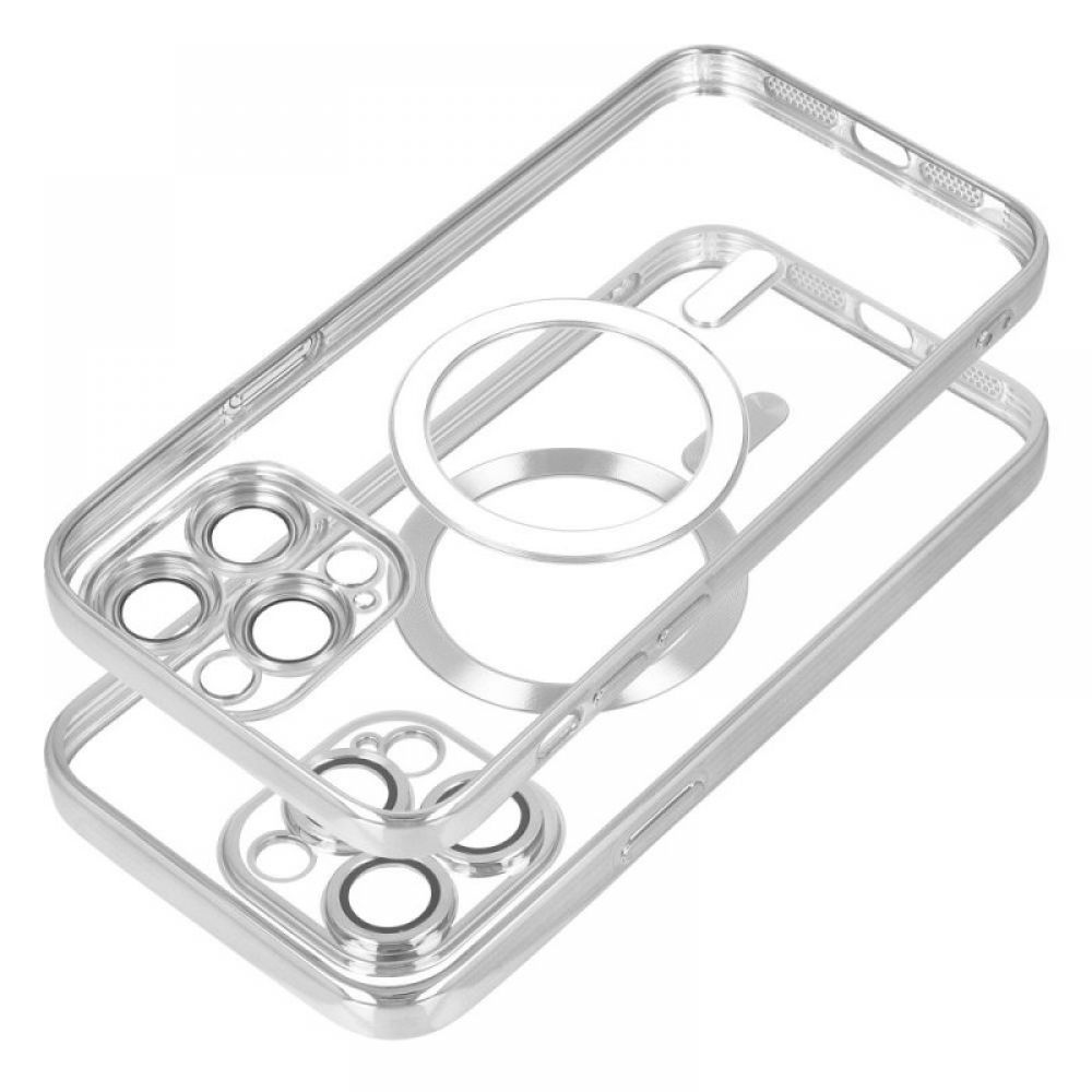 Futrola Electro Mag Cover za IPHONE 17 Pro Max (celi prsten) srebrna