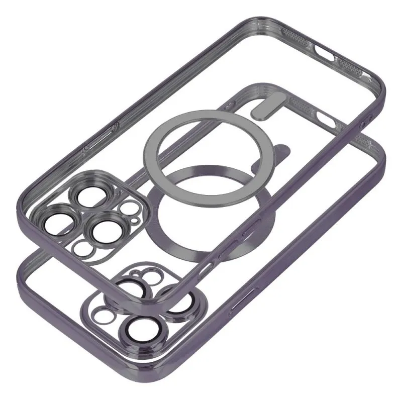 Futrola Electro Mag Cover za iPhone 17 Pro Max / iPhone 18 Pro Max (celi prsten) crna
