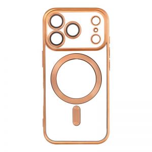 Futrola Electro Mag Cover za IPHONE 17 Pro (celi prsten) zlatna