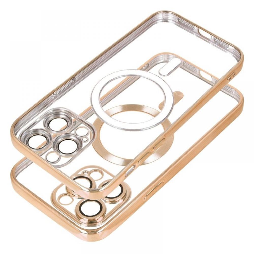 Futrola Electro Mag Cover za IPHONE 17 Pro (celi prsten) zlatna