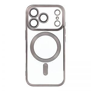 Futrola Electro Mag Cover za IPHONE 17 Pro (celi prsten) sivo-titanijumska
