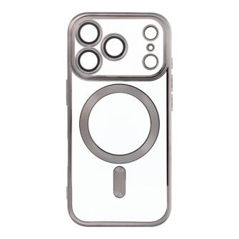 Futrola Electro Mag Cover za IPHONE 17 Pro (celi prsten) sivo-titanijumska