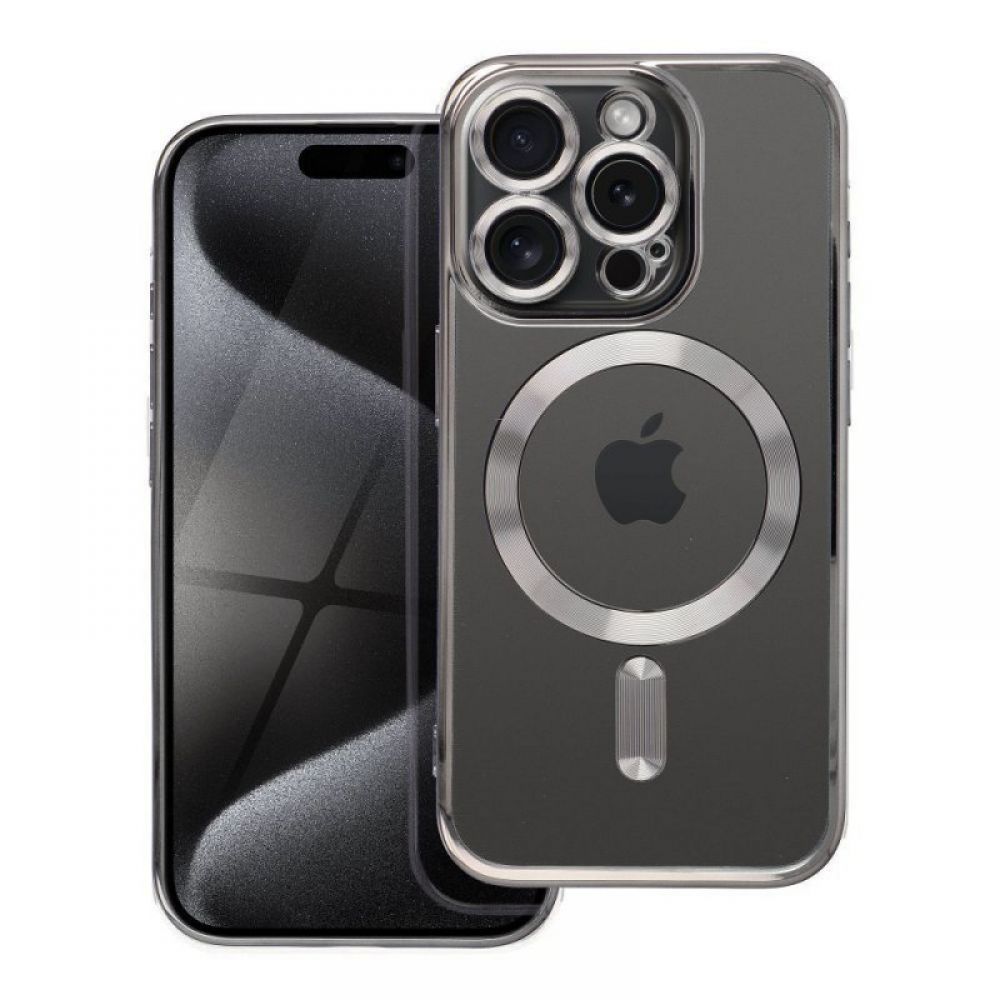 Futrola Electro Mag Cover za IPHONE 17 Pro (celi prsten) sivo-titanijumska