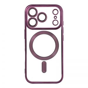 Futrola Electro Mag Cover za IPHONE 17 Pro (celi prsten) tamnoljubicasta
