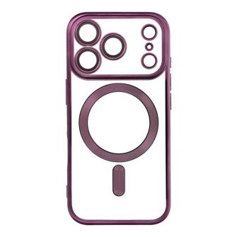Futrola Electro Mag Cover za IPHONE 17 Pro (celi prsten) tamnoljubicasta