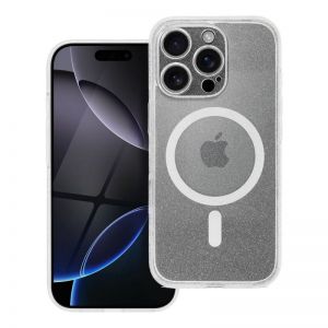 Futrola CLEAR MAGSAFE za IPHONE 16 Pro Max providna sa sljokicama