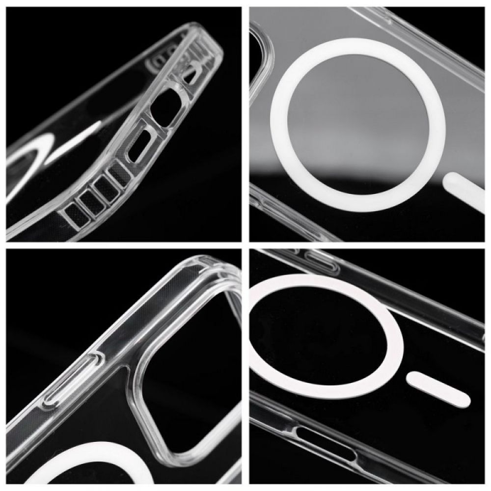 Futrola Drop Glue Mag za Samsung A56 bela