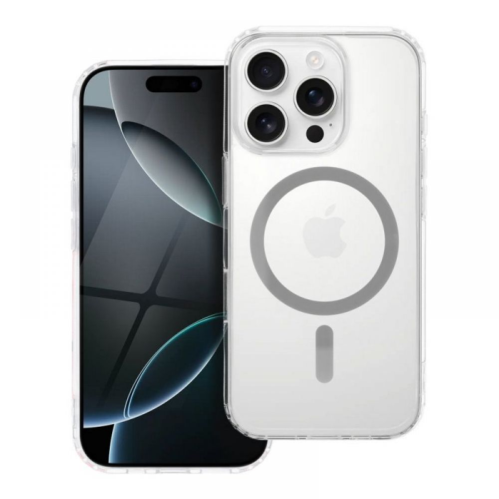 Futrola Drop Glue Mag za iPhone 17 Pro Max (celi prsten) siva