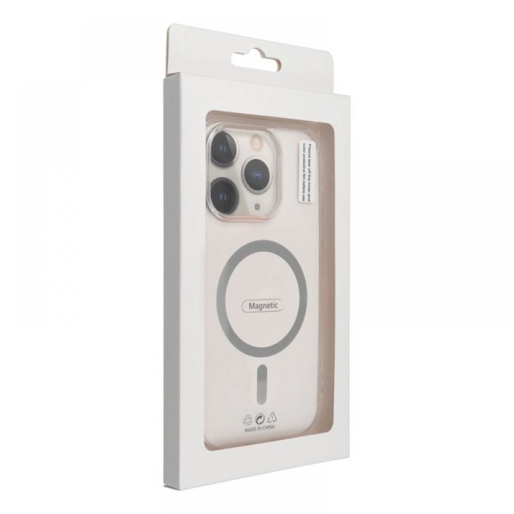 Futrola Drop Glue Mag za iPhone 17 Pro Max (celi prsten) siva