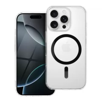 Futrola Drop Glue Mag za iPhone 17 Pro Max (celi prsten) crna