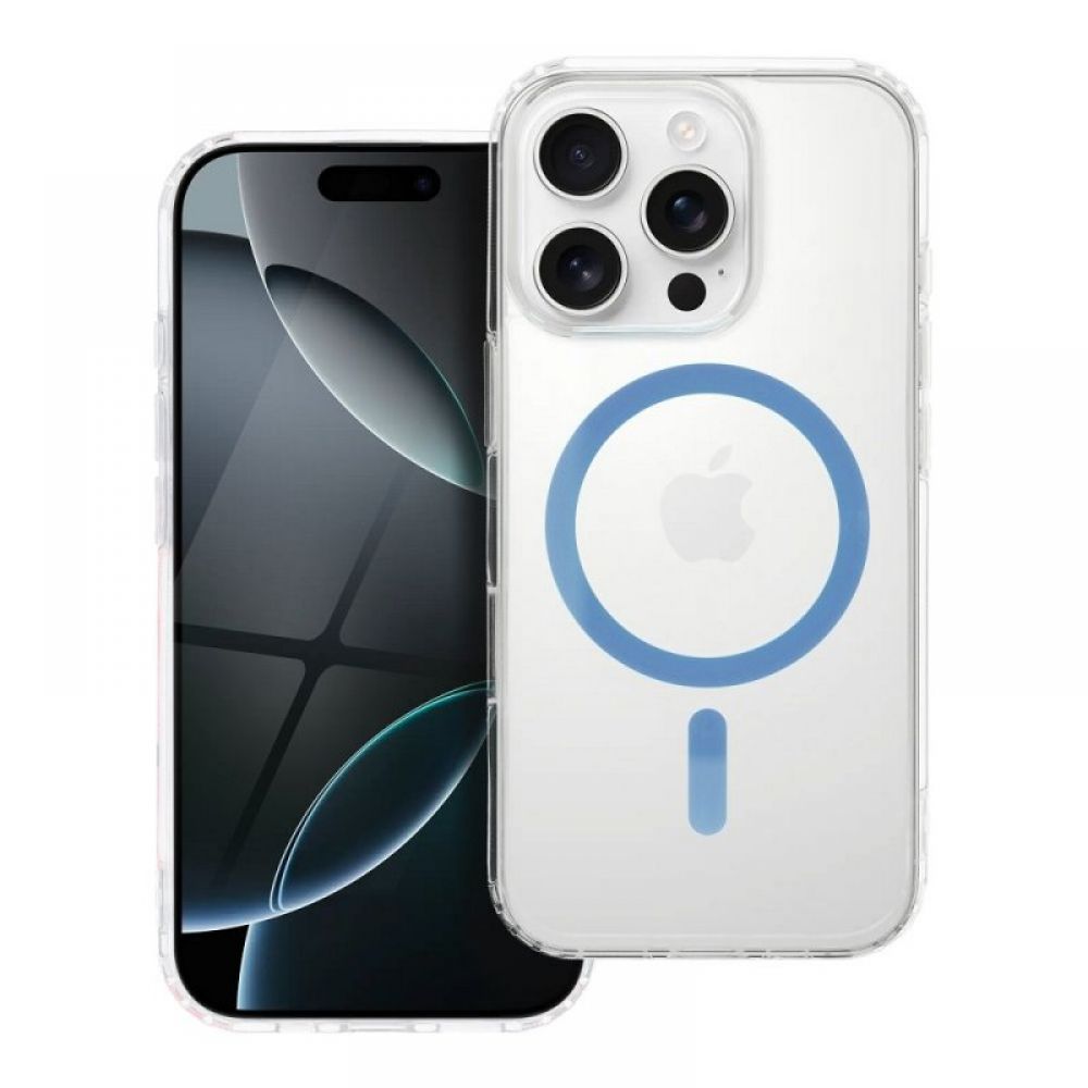 Futrola Drop Glue Mag za iPhone 17 Pro (celi prsten) svetloplava