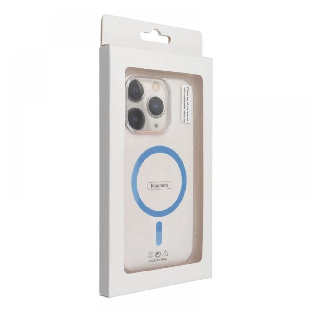 Futrola Drop Glue Mag za iPhone 17 Pro (celi prsten) svetloplava