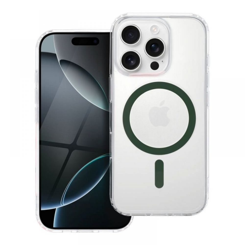 Futrola Drop Glue Mag za iPhone 16 Pro Max tamno zelena