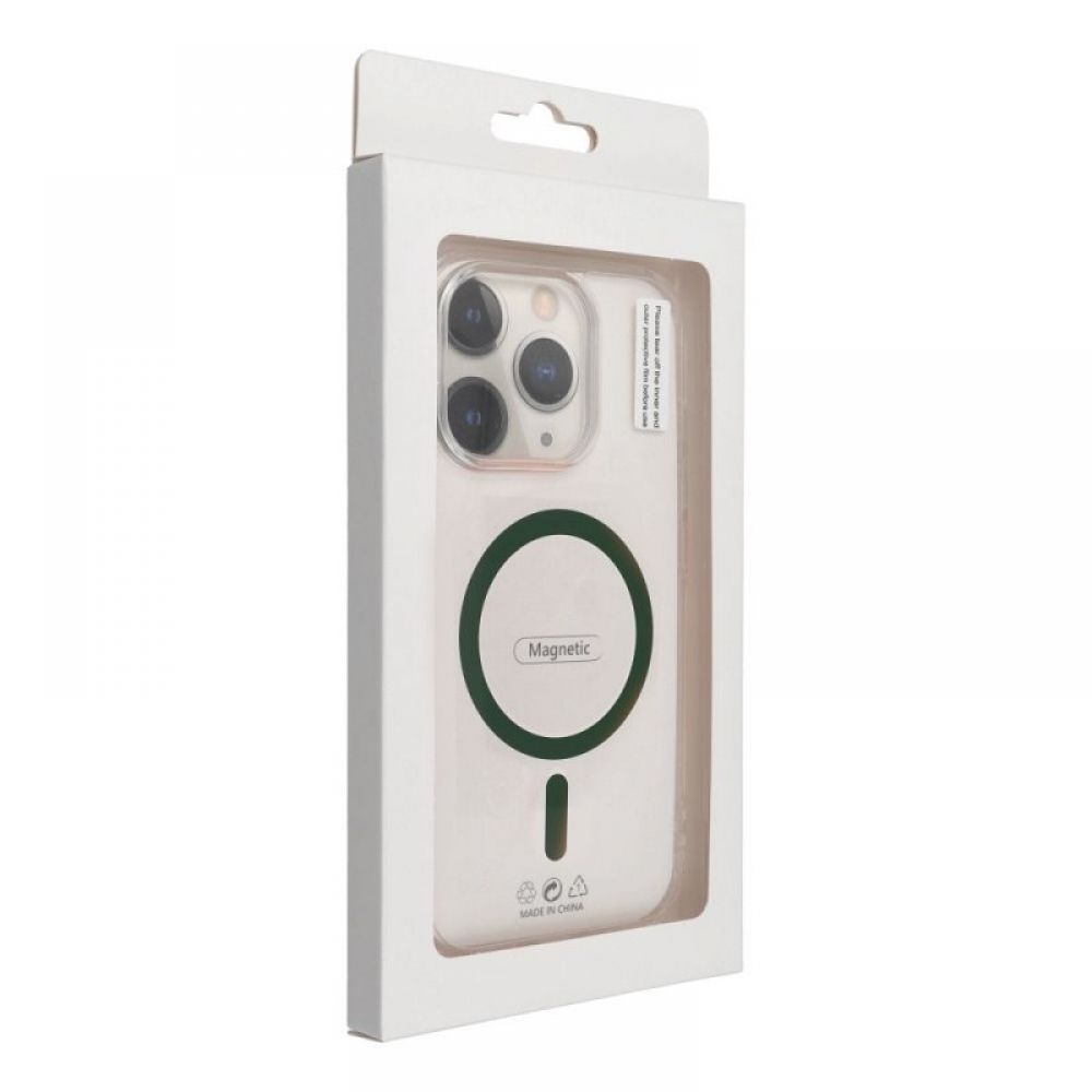 Futrola Drop Glue Mag za iPhone 16 Pro Max tamno zelena