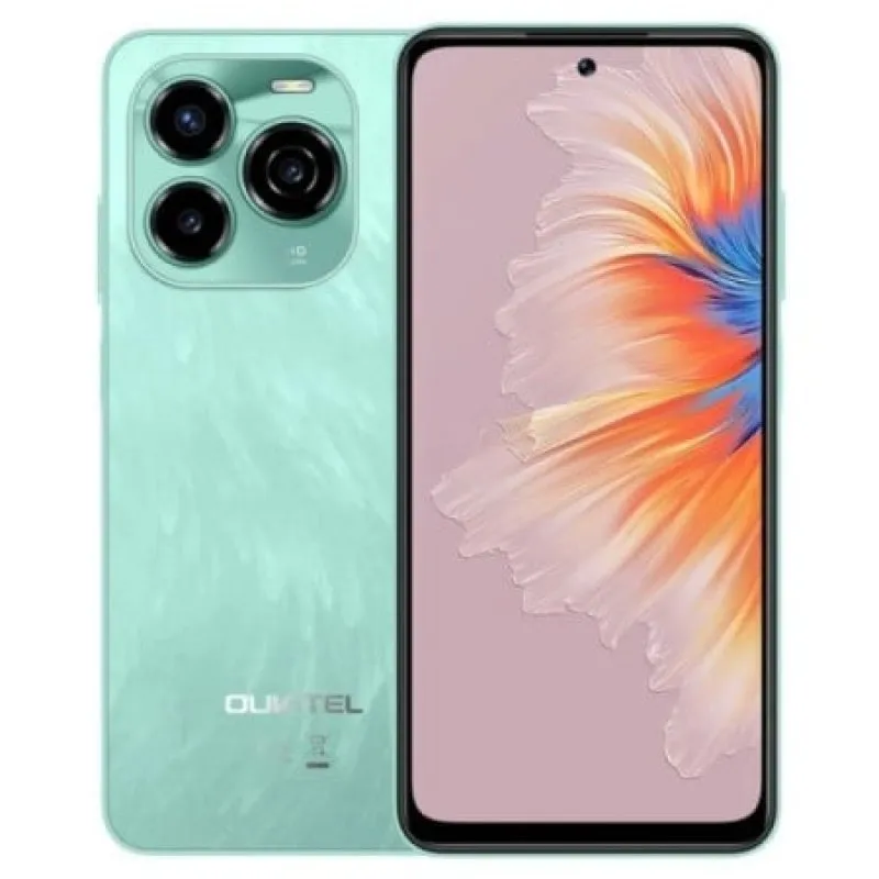 Oukitel C65 Smart phone 4G / Octa-Core / 6.7"HD / 128GB / 4+12GB / 50M / 8MP / 5150mAh / Android 15 zeleni