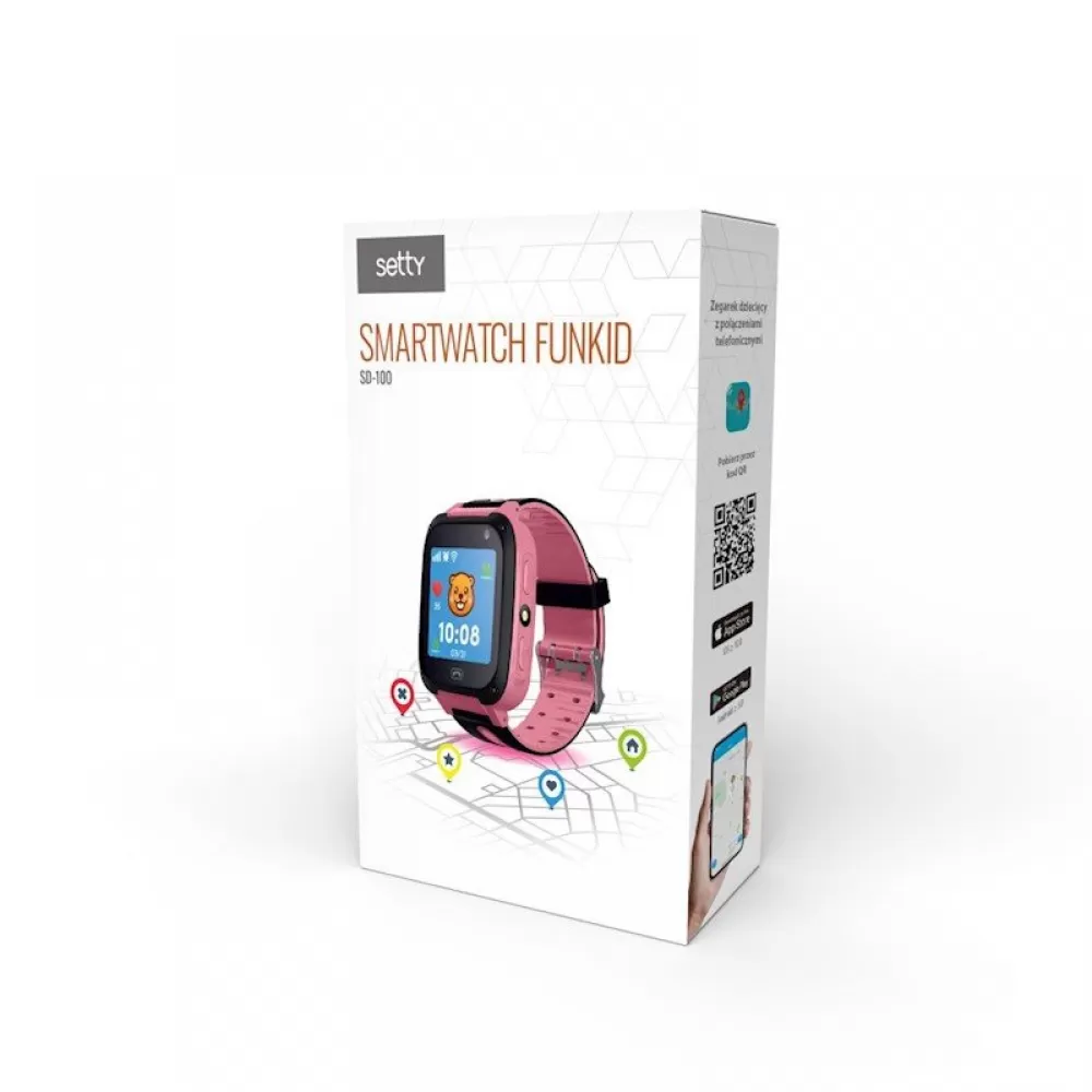 Decji sat LBS Setty Funkid SD-100 ruzicasti