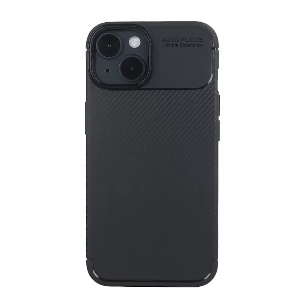 Silikonska futrola AUTO FOCUS LINE (carbon black) za Samsung Galaxy S25 Edge