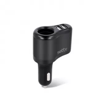 Auto punjac Setty auto razdvojnik RGS-01 2x USB 2A
