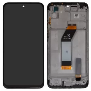 LCD + touchscreen + frame za Xiaomi Redmi 10 (2022) BLACK / TARNISH FULL ORG SP - K