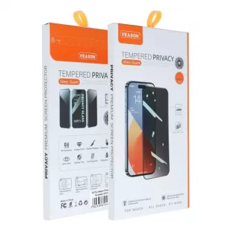 Zastitno staklo 6D Pro Privacy VEASON za Iphone 12 Pro Max crno