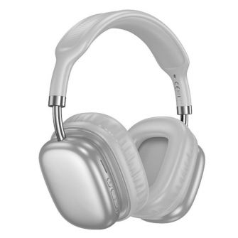 HOCO zicane slusalice bluetooth W52 srebrne
