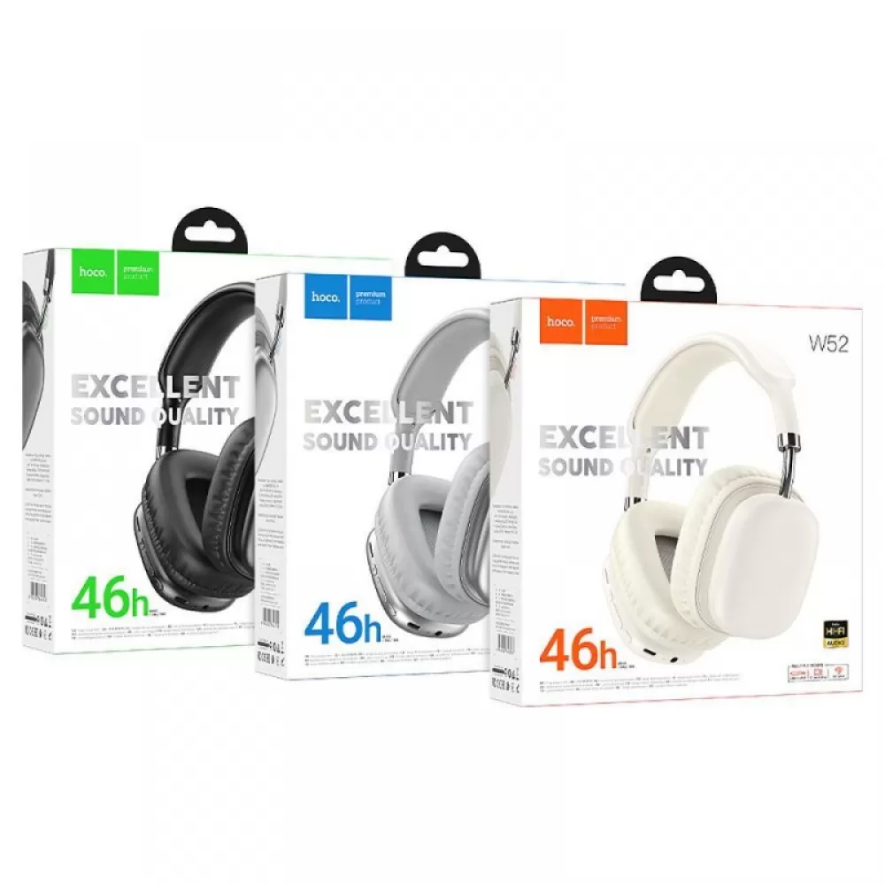 HOCO zicane slusalice bluetooth W52 crne