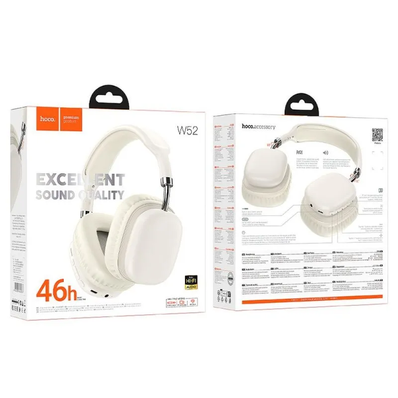 HOCO zicane slusalice bluetooth W52 bele