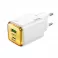 HOCO zidni punjac USB A + Type C PD QC3.0 3A 20W N52 beli
