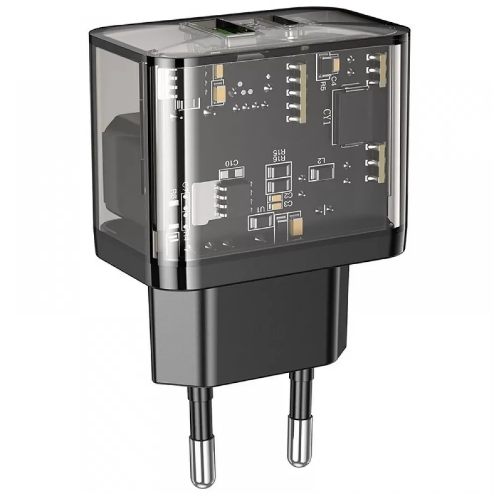HOCO zidni punjac USB A + Type C PD QC3.0 3A 20W N34 providan