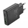 HOCO tanki zidni punjac USB A + Type C PD QC3.0 3A 20W N38 crni