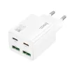 HOCO punjac 2 x Type C + 2 x USB A PD QC3.0 3A 20W N56 beli