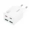 HOCO punjac 2 x Type C + 2 x USB A PD QC3.0 3A 20W N56 beli