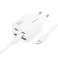 HOCO punjac 2 x Type C + 2 x USB A + kabl Type C na Lightning PD QC3.0 3A 30W N56 beli