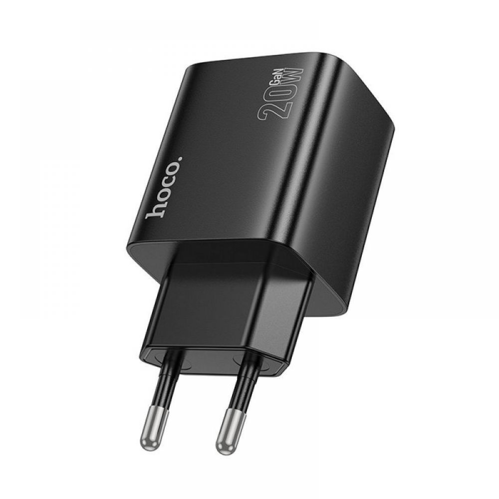 HOCO punjac 2 x Type C + 2 x USB A PD QC3.0 3A 20W N55 crni