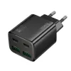 HOCO punjac 2 x Type C + 2 x USB A PD QC3.0 3A 20W N55 crni