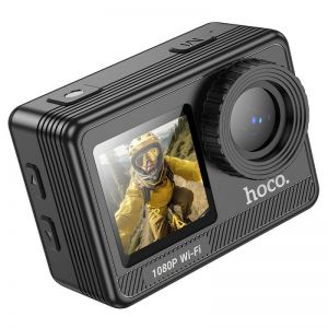 HOCO sportska kamera sa dvojnim ekranom DV103 crna