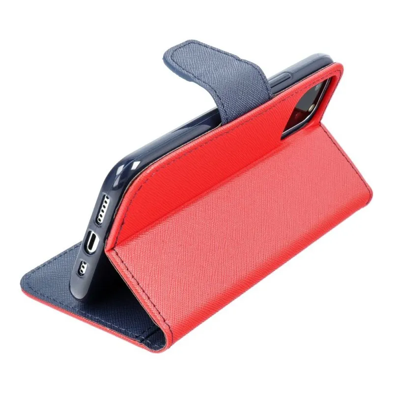 Futrola BI FOLD MERCURY (fancy book) za iPhone 17 Pro / iPhone 18 Pro crvena / teget