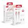 FORCELL F-ENERGY C357 kabl Type C na Type C QC4. 0 PD 5A 100W gradijent 1 m beli