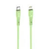 FORCELL F-ENERGY C346 kabl Type C na Lightning PD 3A 27W silikon 1 m zeleni