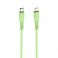 FORCELL F-ENERGY C346 kabl Type C na Lightning PD 3A 27W silikon 1 m zeleni