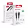 FORCELL F-ENERGY C346 kabl Type C na Lightning PD 3A 27W silikon 1 m crni