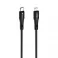 FORCELL F-ENERGY C346 kabl Type C na Lightning PD 3A 27W silikon 1 m crni