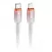FORCELL F-ENERGY C356 kabl Type C na Lightning PD 3A 27W gradijent 1 m beli