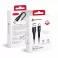 FORCELL F-ENERGY C342 kabl USB A na Type C QC4.0 3A 66W silikon 1 m crni
