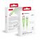 FORCELL F-ENERGY C341 kabl USB A na Micro USB QC3.0 2,4A 18W silikon 1 m zeleni