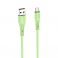 FORCELL F-ENERGY C341 kabl USB A na Micro USB QC3.0 2,4A 18W silikon 1 m zeleni