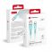 FORCELL F-ENERGY C341 kabl USB A na Micro USB QC3.0 2,4A 18W silikon 1 m plavi